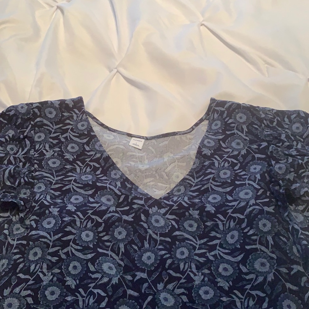 Blue flower Shirt